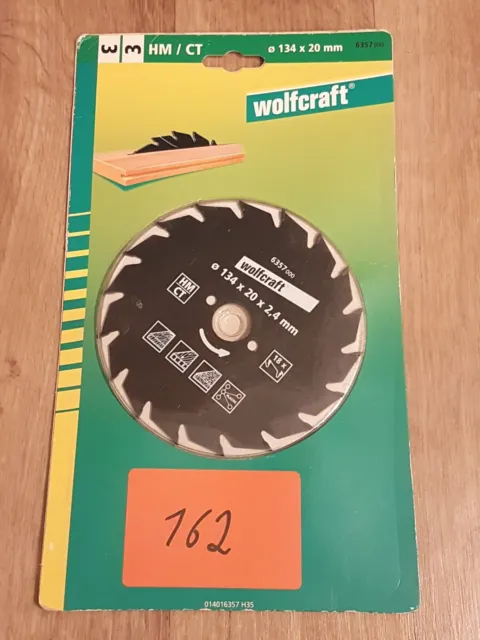 Wolfcraft Kreissägeblatt Handkreissäge 134 20 - 18 Zähne Für Bosch Einhell Ryobi