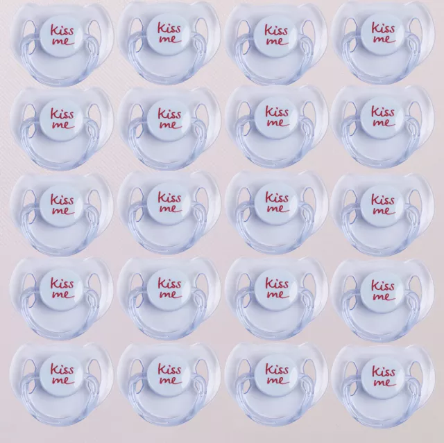 20PCS Reborn Magnetic Dummy Soother for Newborn Baby Doll Kits Replace Supplies