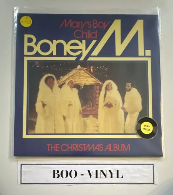 Boney M. ""Mary's Boy Child"" (Das Weihnachtsalbum) 1981 UK Vinyl LP SELTEN EX/EX