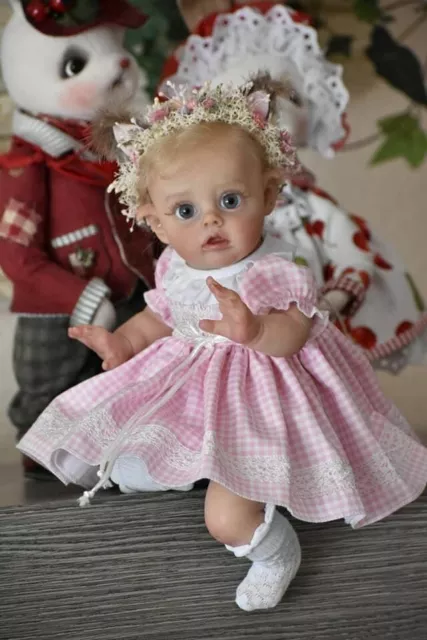 12in Elf Fairy Reborn Baby Doll Soft Cloth Body Collectible Toy Birthday Gift