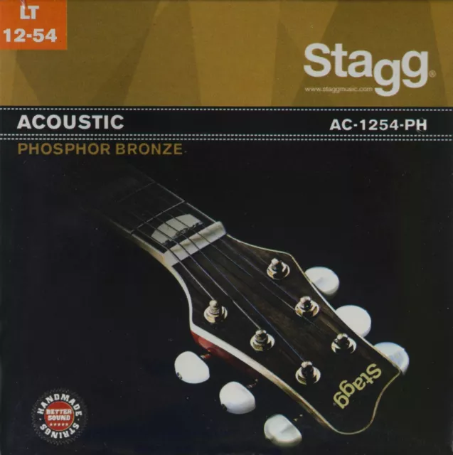 Stagg AC-1254-PH Bronce Luz Extra Cuerdas de Guitarra