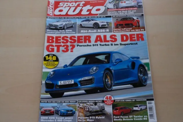 3) Sport Auto 02/2014 - Ferrari F12 Berlinetta N-L - Audi RS 6 Avant AS6-R von