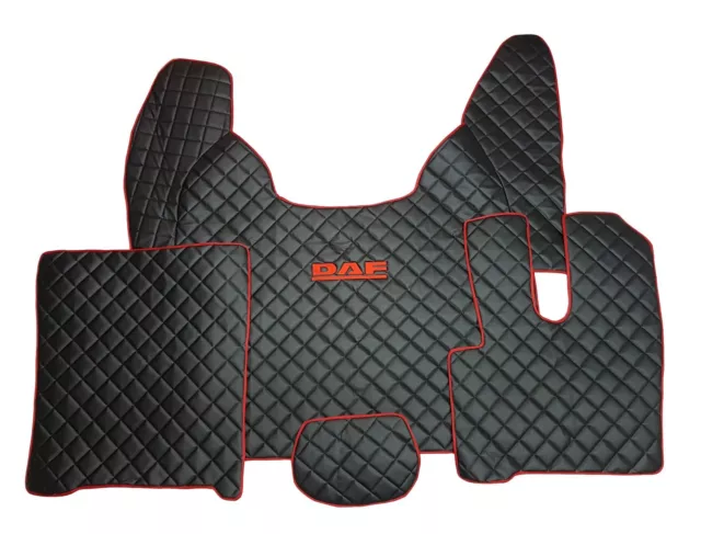 TRUCK ECO DIAMOND LEATHER FLOOR MATS DAF XG XG+2022/2023 . RHD & LHD  .NEW