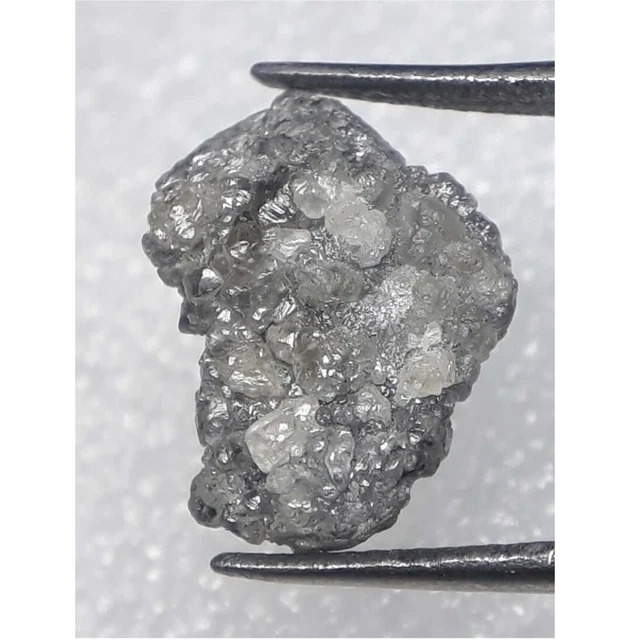 Diamant Naturel Brut 3,32 Carats Avec Certificat Gémmologique - Rare, Neuf Sans Emballage