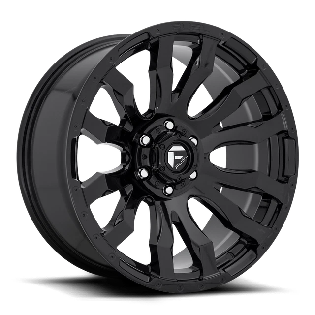 18 INCH BLACK Wheels Rims Ford F250 F350 Truck 18x9 8x170 12mm Fuel