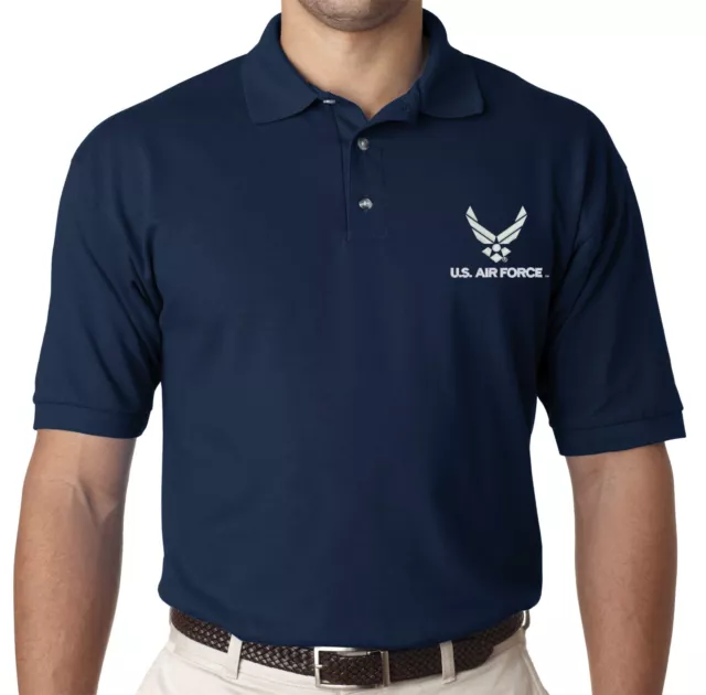 US Air Force USAF Golf Polo Shirt