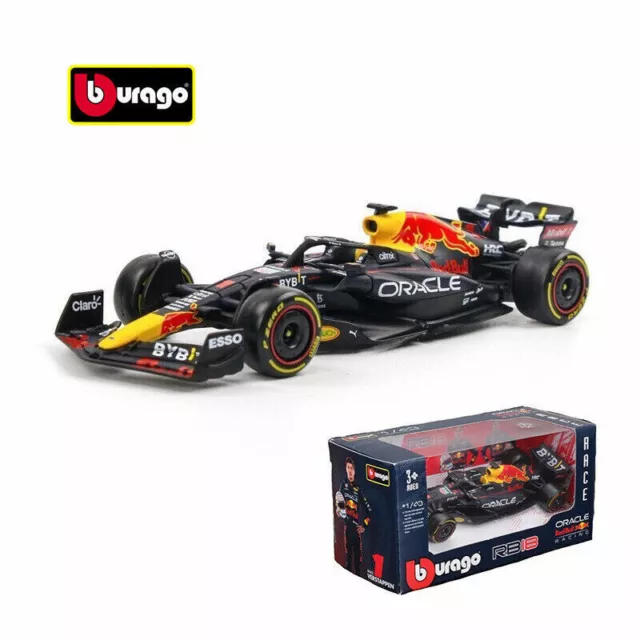 BBURAGO 1:43 2022 Red Bull RB18 FORMULA F1 Max Verstappen Modello AUTO #1