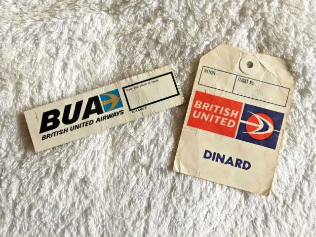 British United Airways Luggage Label and Cabin Baggage Label