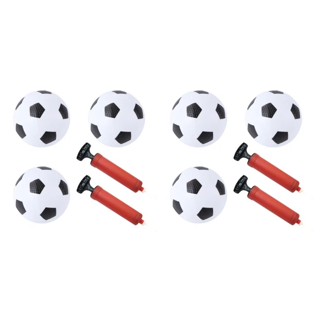 2x Plastic Balls Football Toy Toddler Soccer Rubber Balls