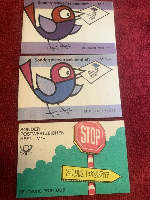 DDR Sondermarken-Heftchen SMHD 37 2x, 39a