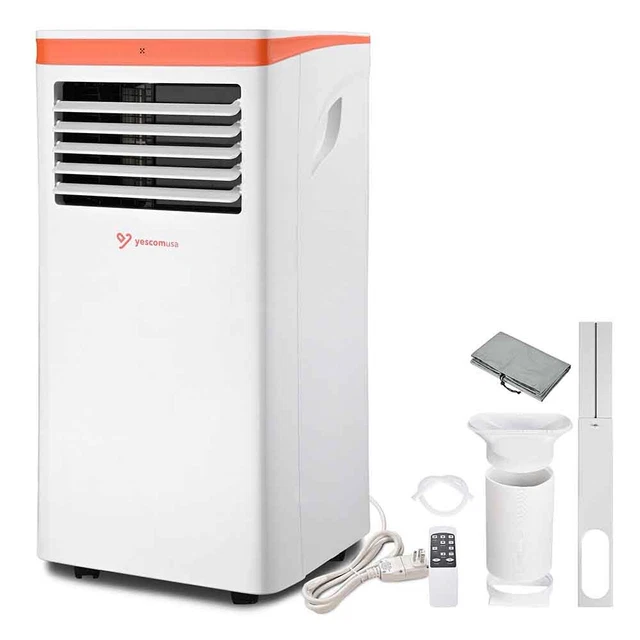 4-in-1 10,000 BTU 300 sq ft Portable Air Conditioner AC Unit with Dehumidifier