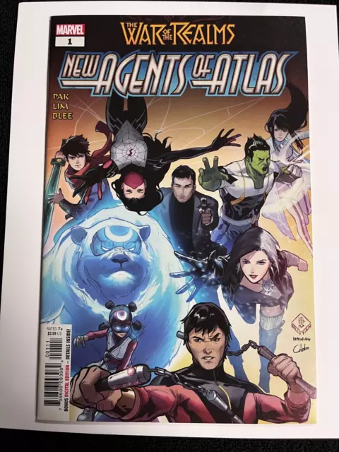 War Of The Realms New Agents Of Atlas #1 Billy Tan Cover 1st Print Marvel 2019