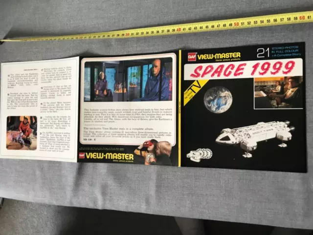 Gerry Anderson Space 1999 Viewmaster (1970er Pack 21 Farbfotos in 3D