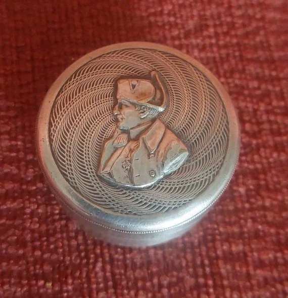 Goebel Pilulier De Poche Ginkgo Noir - Boîte Métal - Modèle 235 - Neuf