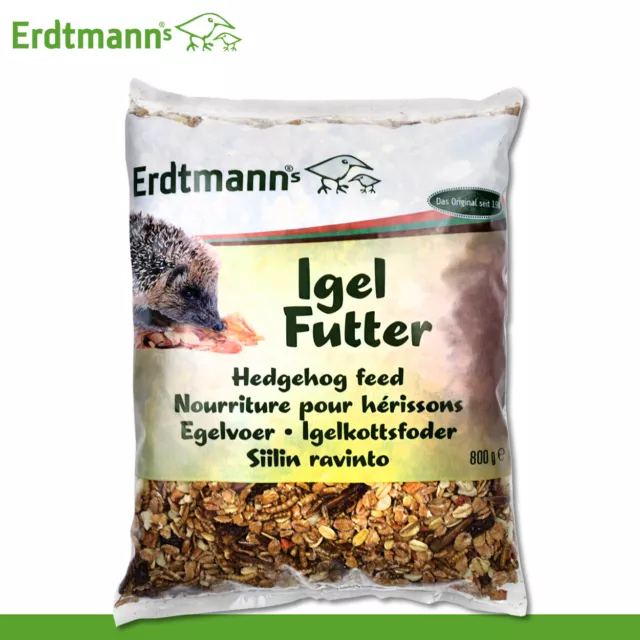 Erdtmanns 800 G Nourriture Hérisson Igelnahrung Alimentaire Spéciale Croquettes