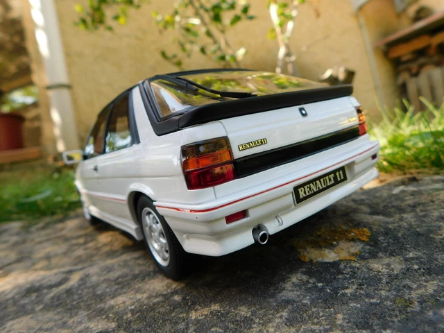 Renault 11 Turbo Phase 2 Blanche – Modèle Réduit 1/18 Otto Models – Neuf