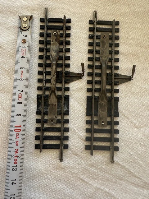 20 Rails Droits Jouef HO (25cm) - Réf 475 - Vintage Modélisme Ferroviaire