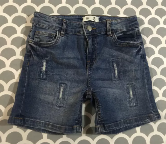 Cotton On Kids Size 8 Boys Denim Shorts