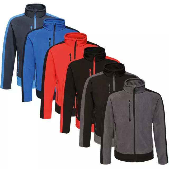 Regatta Men Heavy Weight Fleece Full Zip Washable Quick Dry Work Top Size S-3XL