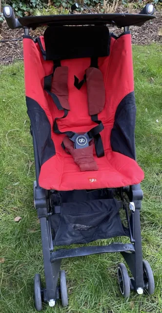 GB Gold Pockit Compact Foldable Stroller - Dragonfire Red