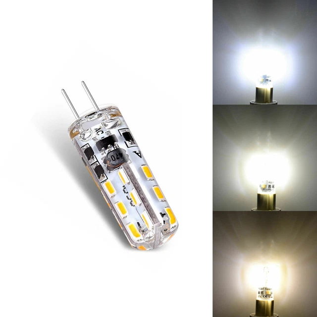 Mini G4 Lampadina LED 2W 12V 220V 3014 SMD Silicone Lampada Ricambio 20W Alogena