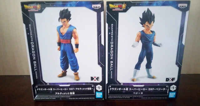Deux Figurines Dragon Ball – Végéta Et Trunks Assis, 15cm, PVC, Collection