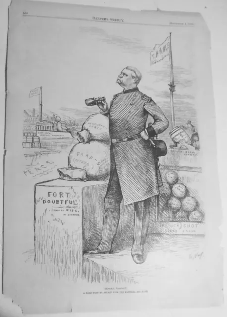 Général Lookout, Par Thomas Nast. Harper's Hebdomadaire, Septembre 4, 1880.