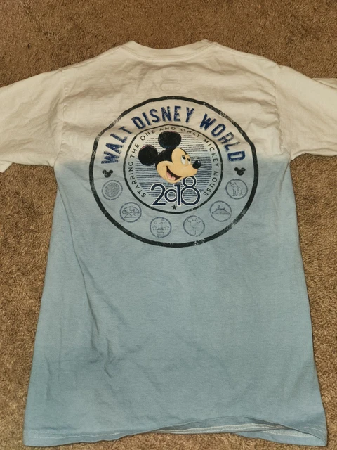 2018 Walt Disney World Theme Park Mickey Mouse Tye Dye Tshirt Men's Size Small
