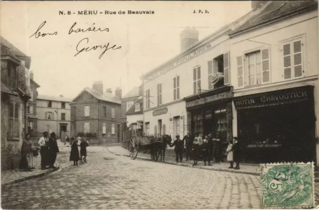 CPA MERU Rue de Beauvais (1207450)