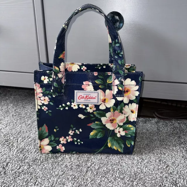 Cath Kidston Sm Tote/ Shopper Bag, ... Navy Floral Print, New