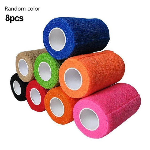 Bandages cohésifs auto-adhésifs pour jambe de cheval pack de couleurs aléatoi