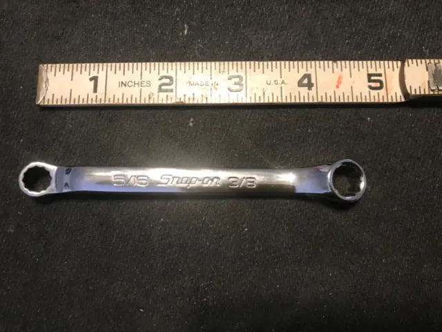 Snap On Tools 12-Point Short 10° Offset 5/16–3/8"  Box Wrench XS1012A