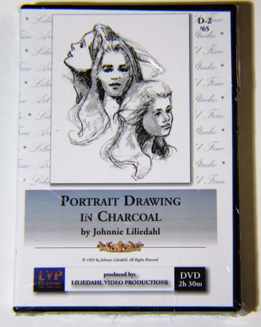 Johnnie Liliedahl: Portrait Drawing in Charcoal - ART DVD