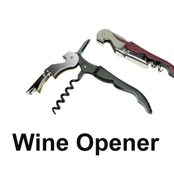 Llave de vino manual de acero inoxidable ergonómica plegable para cocina en casa restaurante