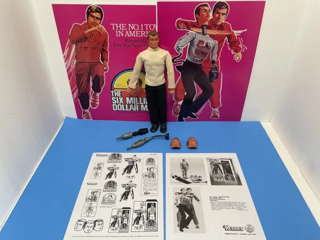 Kenner six million dollar man Maskatron The Enemy Robot Action Figure 1976.