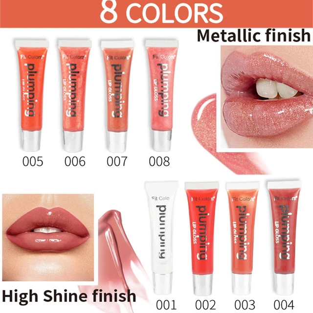Efecto de mejora de labios brillo labial boca grande labio jalea 8 color óleo X3Z2