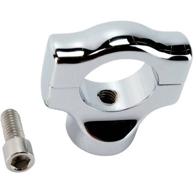 Kuryakyn Side-Mount License Plate Holder Clamp Chrome #3183 Harley Davidson