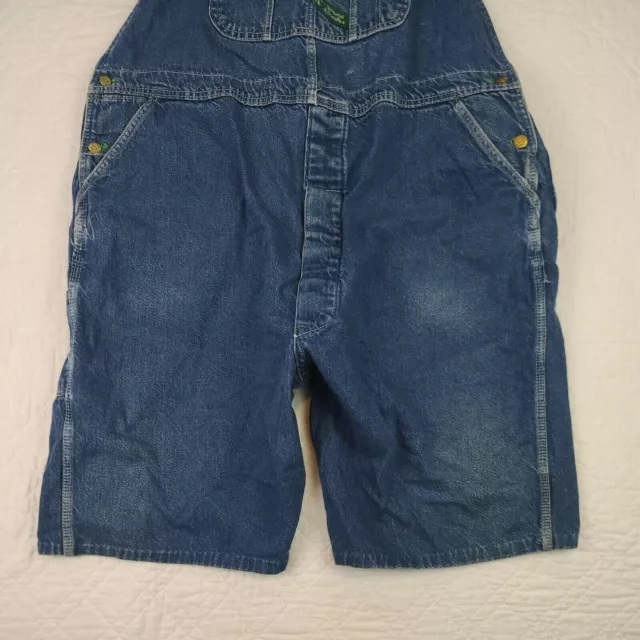 VTG Key Mens Blue Overall Shorts Size 52 Made in USA 2