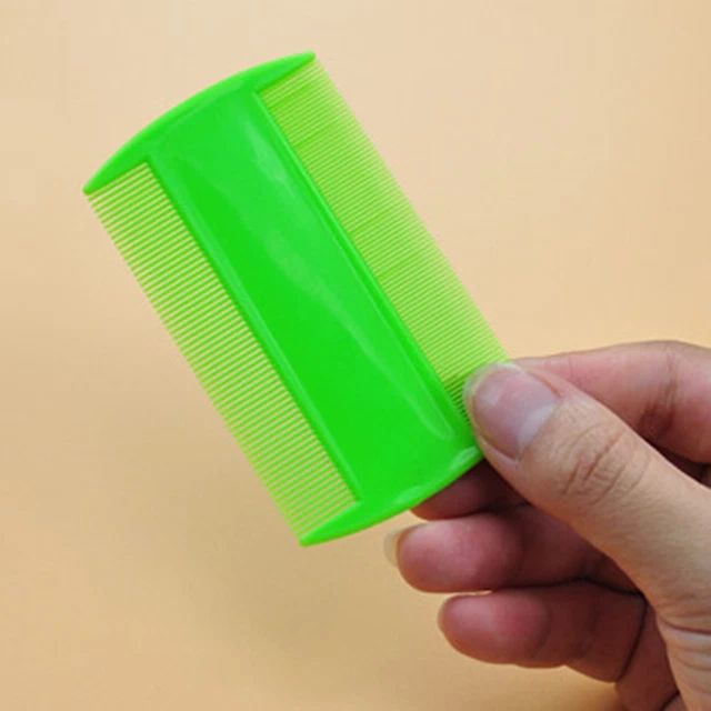 Compact Plastic Ultra Fine Nit LICE Comb Childrens Hair nit remover Dual sides 6
