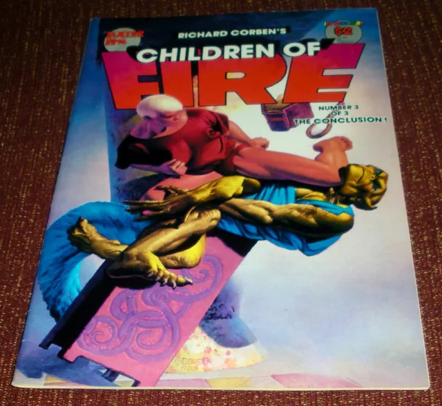 Richard Corben's Children of Fire 3 Fantagor Press VG