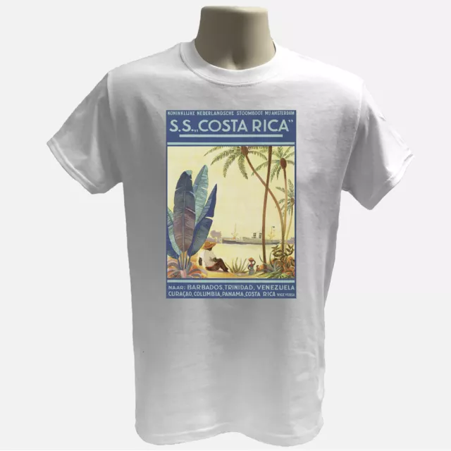 Costa Rica T-shirt, Caribbean island Tee, Vintage travel Tee, Graphic Tshirt