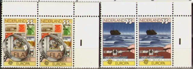 Briefmarken Niederlande postfrisch 1979, "EUROPA - Post- und Fernmeldewesen".