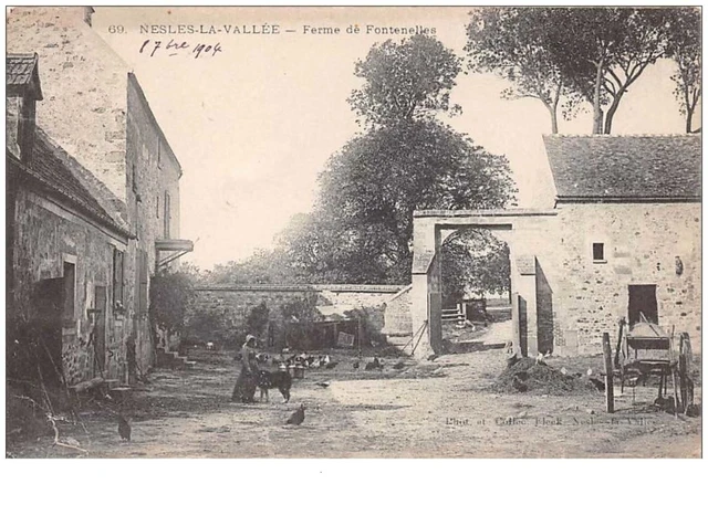 95 . n° 49291 . nesles la vallée . ferme de fontenelles