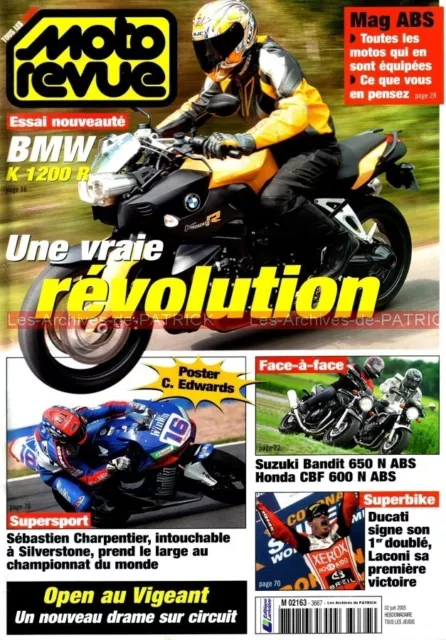 MOTO REVUE 3667 BMW K1200 R SUZUKI GSF 650 HONDA CBF 600 NT Deauville YAMAHA BT