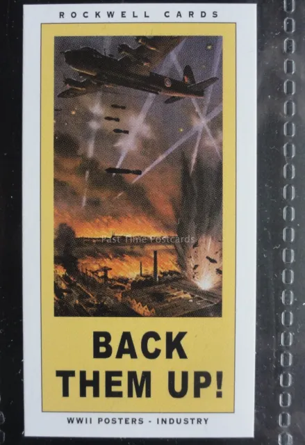 No.9 BACK EM UP! (3) World War 2 Posters Industry - Rockwell 2005