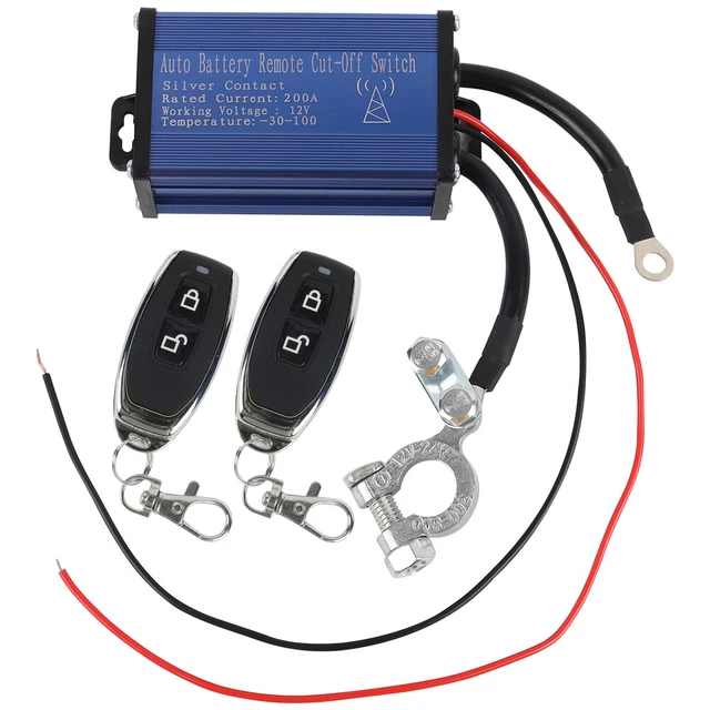 Interruttore Batteria Auto Gearzaar - Spegnimento Rapido, 12V/24V, Terminale Negativo