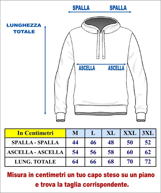 Felpa invernale uomo con cappuccio COVERI MOVING blu e nero M L XL XXL 3XL 4