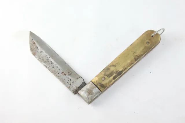 Old Rustic Iron Foldable Letter Opener - Handmade Indian Manual Folding Blade 2