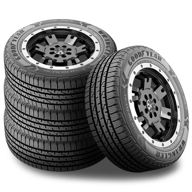 4 Goodyear Wrangler SteadFast HT 265/50R20 107H All Season Tires 70K Mi Warranty