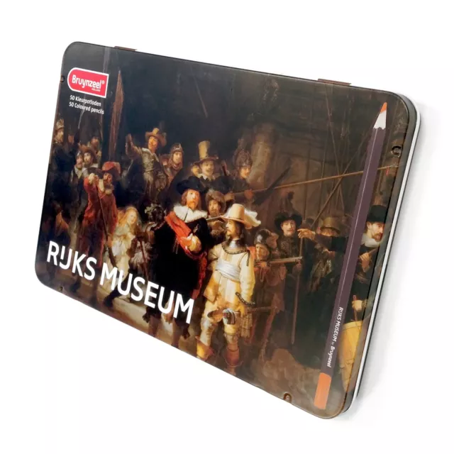 Bruynzeel - Rijks Museum Edition Tin of 50 High Quality Colouring Pencils